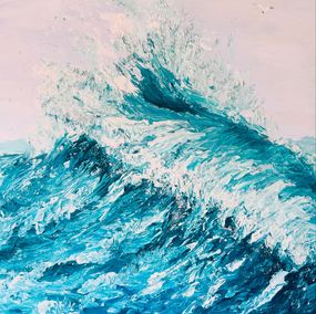 Painting, La vague, Oleksandra Horscroft