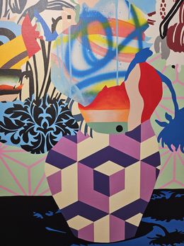 Gemälde, Composition au bouquet #2, Speedy Graphito