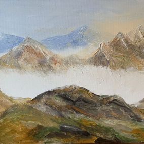 Painting, Montagnes, Oleksandra Horscroft