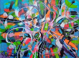 Painting, Floral abstract-I, Stanislav Bojankov