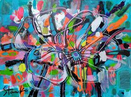 Painting, Floral abstract-II, Stanislav Bojankov