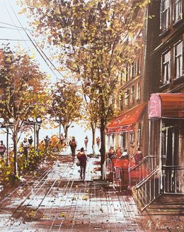 Peinture, Autumn Boulevard, Aram Movsisyan
