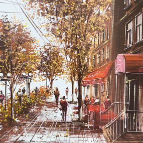 Painting, Autumn Boulevard, Aram Movsisyan