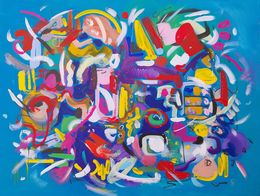 Painting, Jungle 1, Luc Andrieux