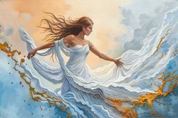 Painting, Wings of Freedom, Tamar Nazaryan