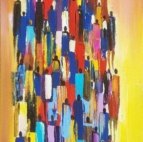 Painting, Viewing The Sun 2, Paul Akiiki