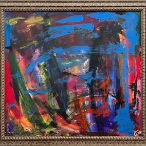 Peinture, Tropical City #1, Angela Wakefield