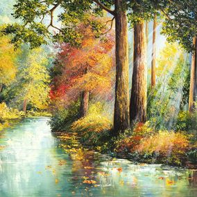 Painting, Golden Symphony of Autumn, Marieta Martirosyan