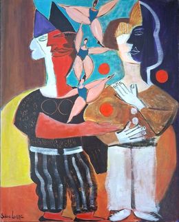 Peinture, Les Jongleurs, Sabine Louriac