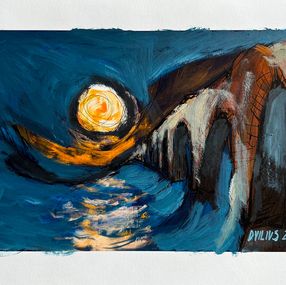 Painting, The bridge 41203, Duilio Forte