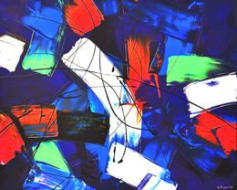 Painting, Linea bianca spezzata, Alfredo Pierro