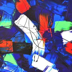 Painting, Linea bianca spezzata, Alfredo Pierro