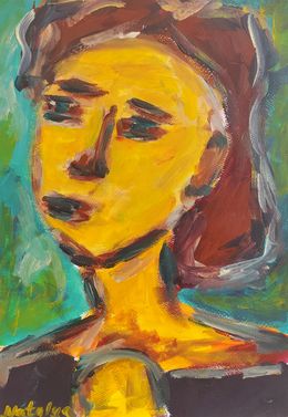 Painting, She who sees tomorrow, Natalya Mougenot