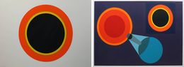 Painting, Diptych: Orbita #1 and #4. From The Series Orbita, Fredy Saul Serrano