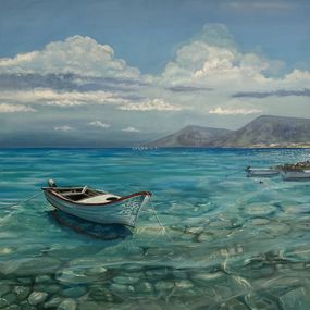 Painting, Vacation in Greece, Aisylu Burangulova (Ayza)