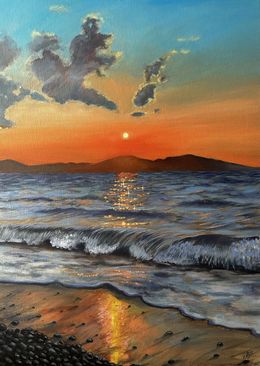 Painting, Sunset, Aisylu Burangulova (Ayza)