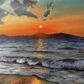 Painting, Sunset, Aisylu Burangulova (Ayza)