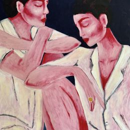 Painting, Each Their Own Silence, Daria Okhrimenko