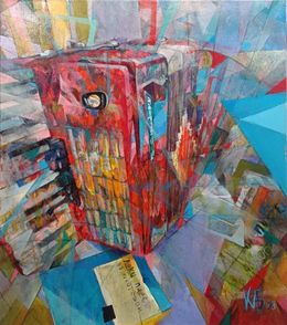 Painting, Accordion, Krasimir Bonev