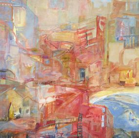Gemälde, Childhood Ladder, Ghada Jamal