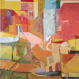 Gemälde, Peaceful perspective, Ghada Jamal