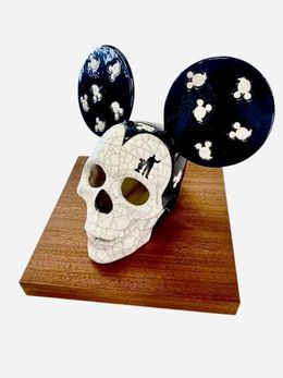 Sculpture, Mickey skull, Bat'Art