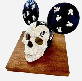Sculpture, Mickey skull, Bat'Art