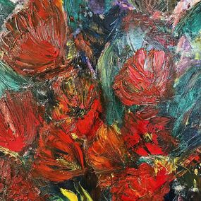 Gemälde, Explosion Florale, Sylvie Pulur