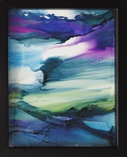Painting, Mouvant - Série Abstraction fluide, Anne Bourget
