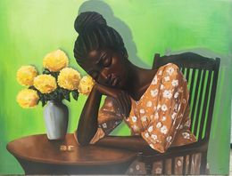 Painting, Resilience, Oluwafikunayomi Fatunmbi