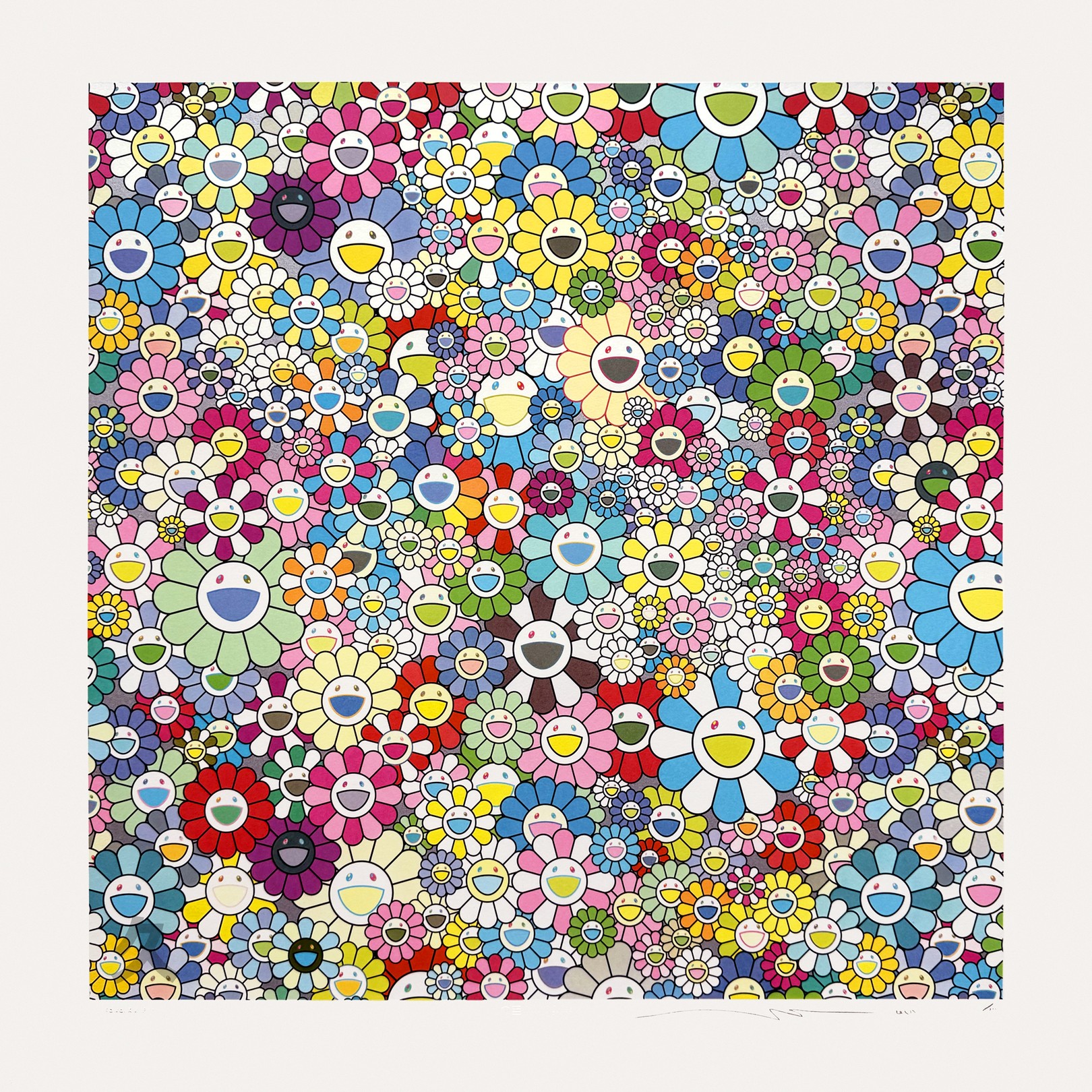Takashi Murakami, Flowers (Large) Takashi Murakami, Flowers (Large)