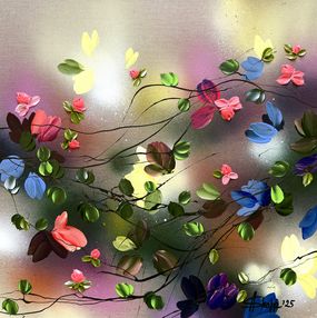 Pittura, Satori Blooms III - very colorful floral art, Anastassia Skopp