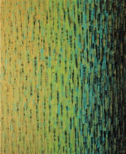 Painting, Dégradé or vert bleu, Jonathan Pradillon