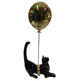 Sculpture, Cuckoo Black Balloon Gold, Cévé