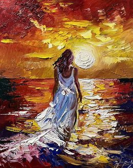 Painting, Fire and Serenity, Vahe Bagumyan