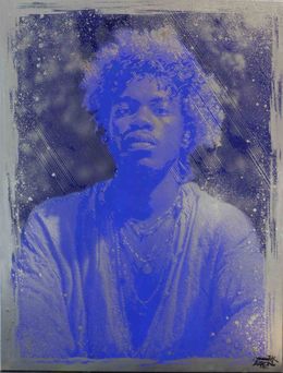 Painting, King Blue, Yannick Aaron