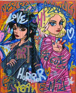 Peinture, Enid & Mercredi, Rico Sab