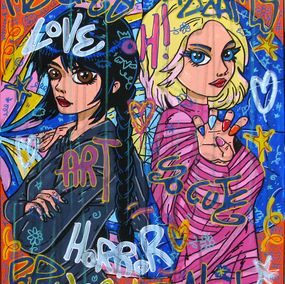 Painting, Enid & Mercredi, Rico Sab
