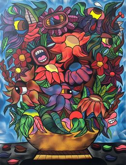Painting, Éveil Floral, Nicolas Denigot