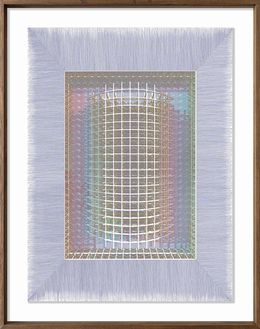 Fine Art Drawings, Fig. 7 Base Morado. From The Dibujar el Tiempo Series, Rodrigo Spinel