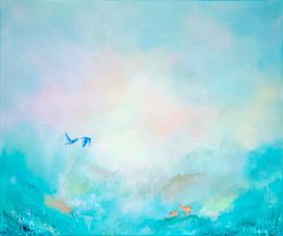 Painting, Glow of joy, Cécile Erembert
