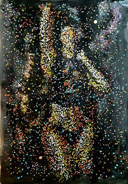 Peinture, Cosmos, Ayoka Zahir