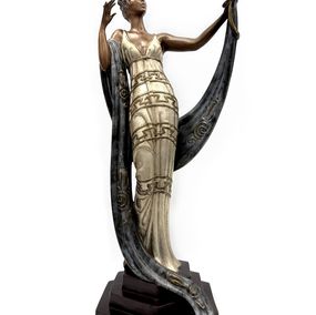 Sculpture, La Coquette (bronze sculpture), Erte Tirtoff