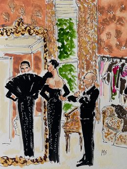 Fine Art Drawings, Jordan Roth at home. From the Art, Culture & Society series, Manuel Santelices