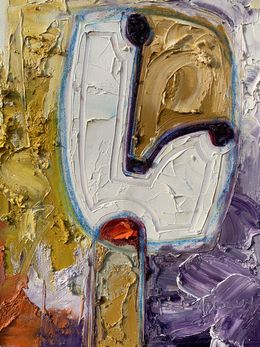 Peinture, 3:00 - 21st Century, Contemporary, Impasto, Abstract, Africa, Divine Timing, Abiodun Nafiu Azeez