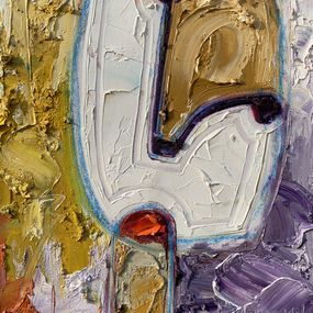 Gemälde, 3:00 - 21st Century, Contemporary, Impasto, Abstract, Africa, Divine Timing, Abiodun Nafiu Azeez