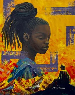 Peinture, Cradled, Adebayo Taiwo