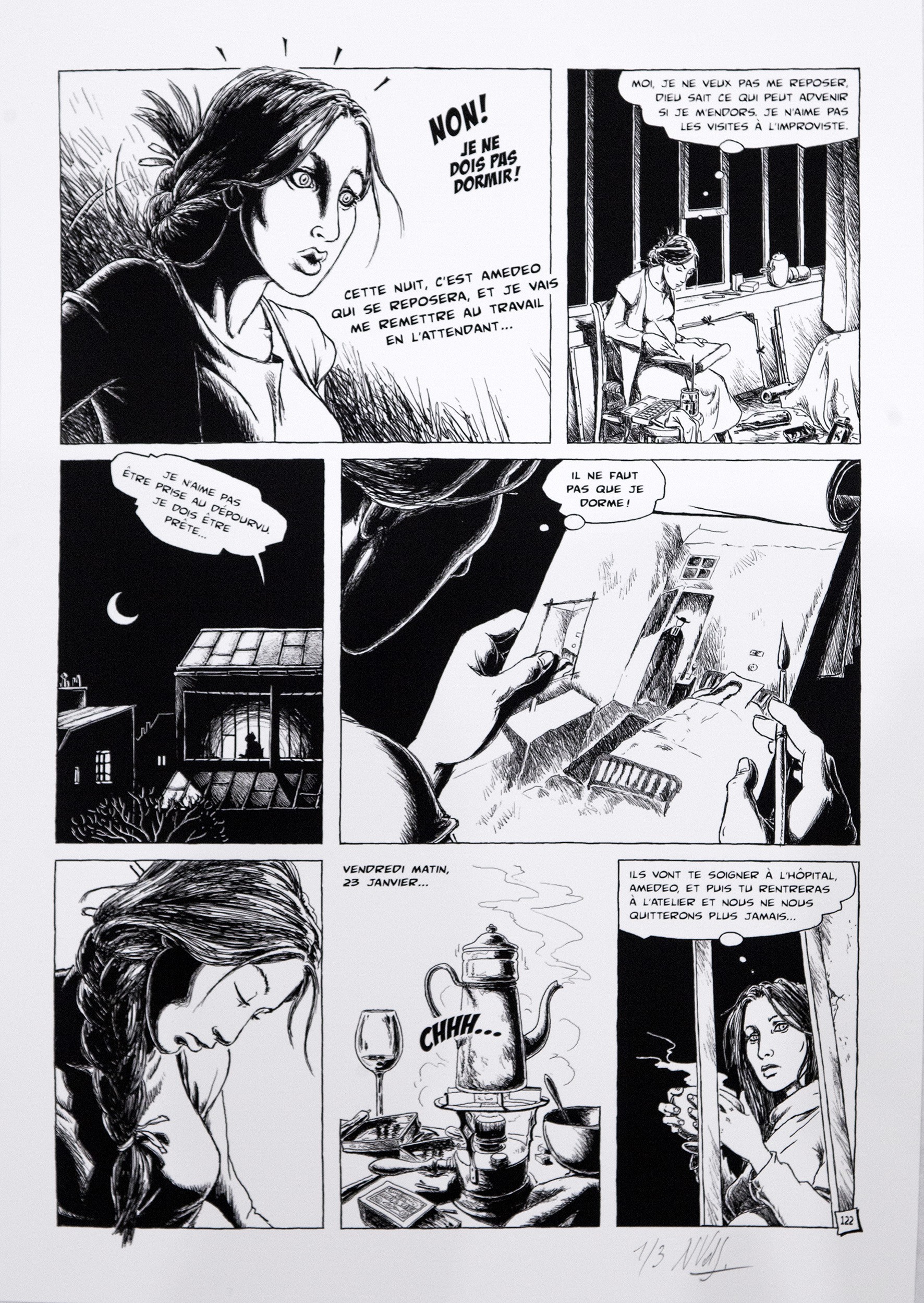 Nadine Van Der Straeten, Jeanne Hébuterne - Planche 122 Nadine Van Der Straeten, Jeanne Hébuterne - Planche 122