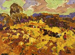 Peinture, Autumn is Floating Over the Horizon, Ivanyuk Oleksiy