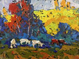 Peinture, In the Shade of Trees is Peace of Mind, Ivanyuk Oleksiy